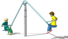 Artwork for outdoor play equipment